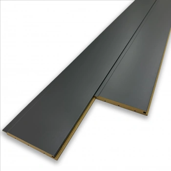 Linyit Antrasit MDF Lambri Duvar Paneli Hermes 12cm