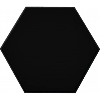 Siyah Altıgen Akustik Duvar Paneli