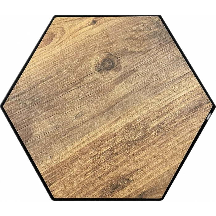 Atlantik Çam Altıgen Akustik Duvar Paneli