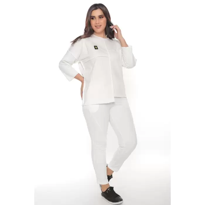 Cotton 1. Kalite Büyük Beden Özel Tasarım Eşofman Takımı