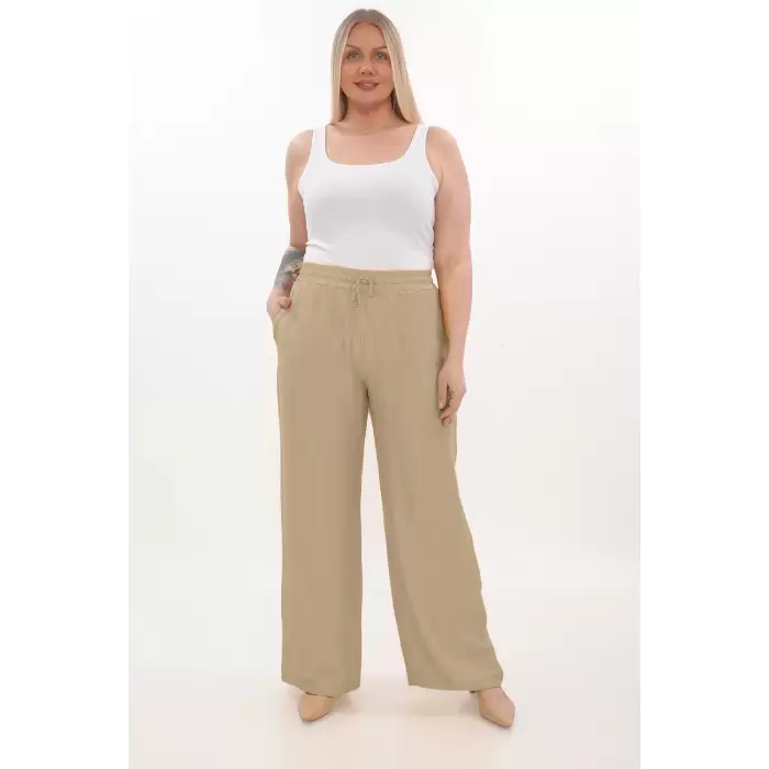 Viscose Büyük Beden Pantalon
