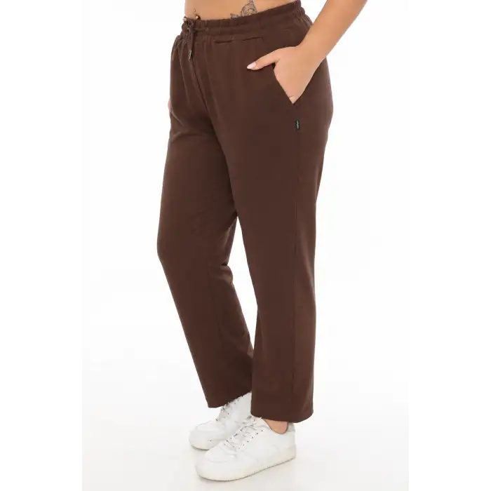 Büyük Beden Hırka Sweatshirt & Pantolon İkili Takım Kadın