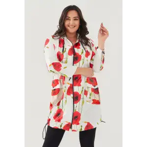 BÜYÜK BEDEN KADIN SU GEÇİRMEZ YAĞMURLUK