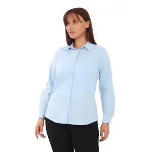 Cotton Klasik Büyük Beden Ofis Okul Gömlek