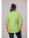 Cotton Hakim Yaka Büyük Beden Gömlek