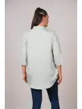Büyük Beden Viskon Kadın Gömlek