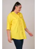 Cotton Büyük Beden Gömlek