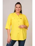 Cotton Büyük Beden Gömlek