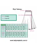 Payetli Uzun Kalem Etek 80 cm