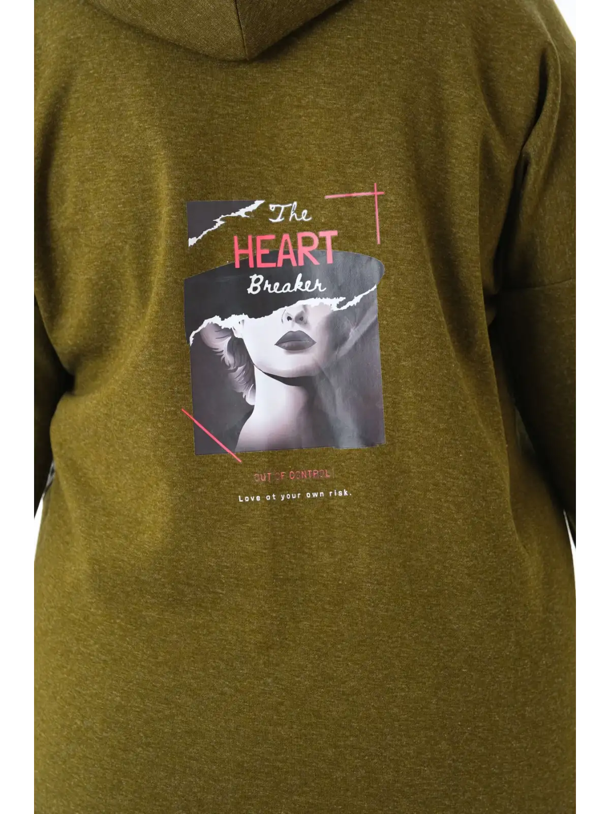 Kapüşonlu Büyük Beden Sweatshirt