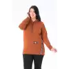 Kapüşonlu Büyük Beden Sweatshirt