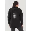 Büyük Beden Kapüşonlu Sweatshirt