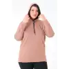 Büyük Beden Kapüşonlu Sweatshirt