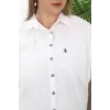 %100 Cotton Yazlık Organik Büyük Beden Kadın Gömlek