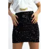 Pullu Payetli Mini Etek Parti Düğün Gece Mini Etek