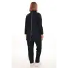 Büyük Beden Hırka Sweatshirt & Pantolon İkili Takım Kadın