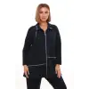 Büyük Beden Hırka Sweatshirt & Pantolon İkili Takım Kadın