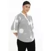 Hakim Yaka Kadın Truvakar Kol Bluz