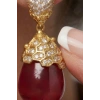 23.51 Ct. Drop Model Pırlanta Küpe