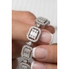 3.77 Ct. Baget Kesim Pırlanta Bileklik