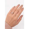 Asil Mor Granat Taşlı 1.10 Ct Pırlanta Yüzük
