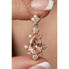 Morganite Taşlı 1.01 Ct. Pırlanta Kolye