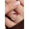 Çiçek Desen 1.56 CT. Pırlanta Yüzük