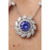 2.32 Ct. Mavi Taşlı Pırlanta Kolye