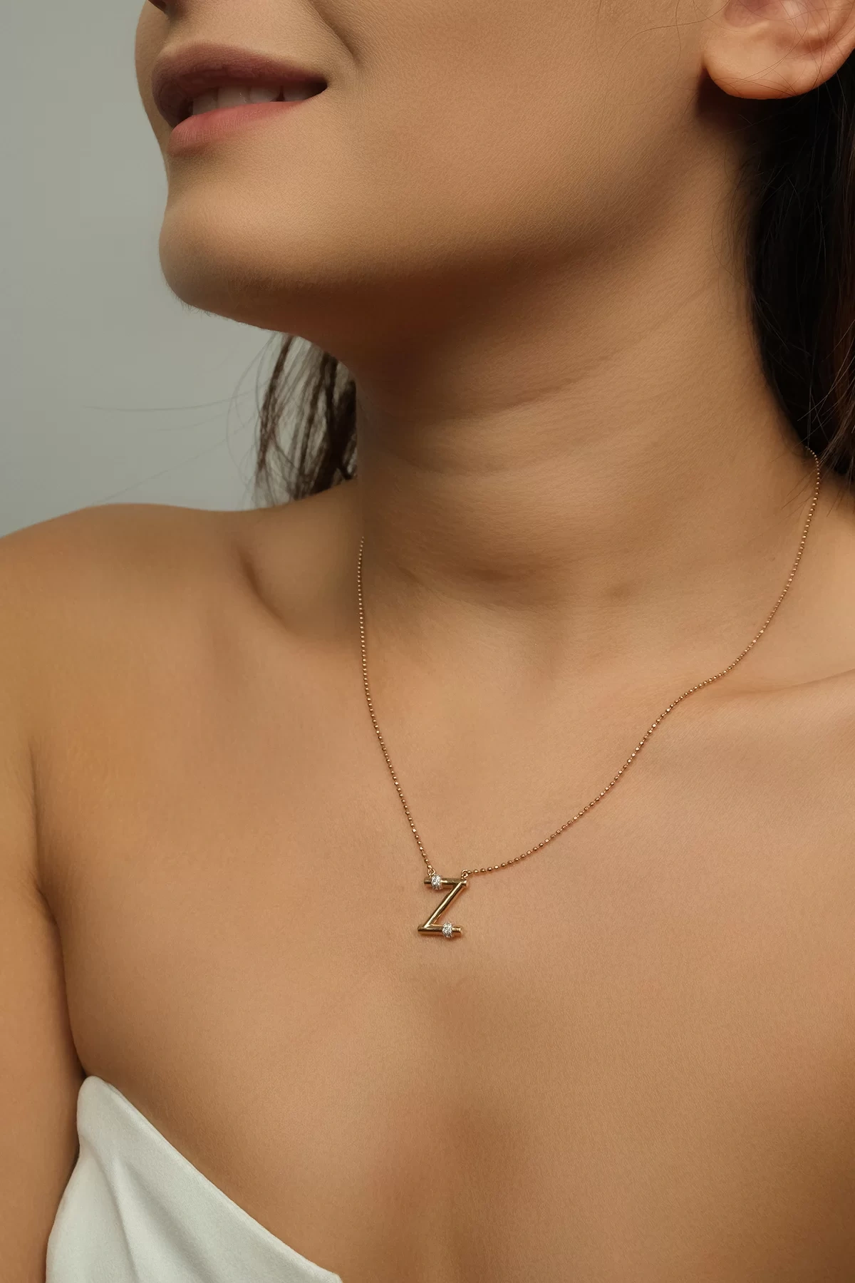 Asil Z Harfi Pırlanta Kolye PIR2229