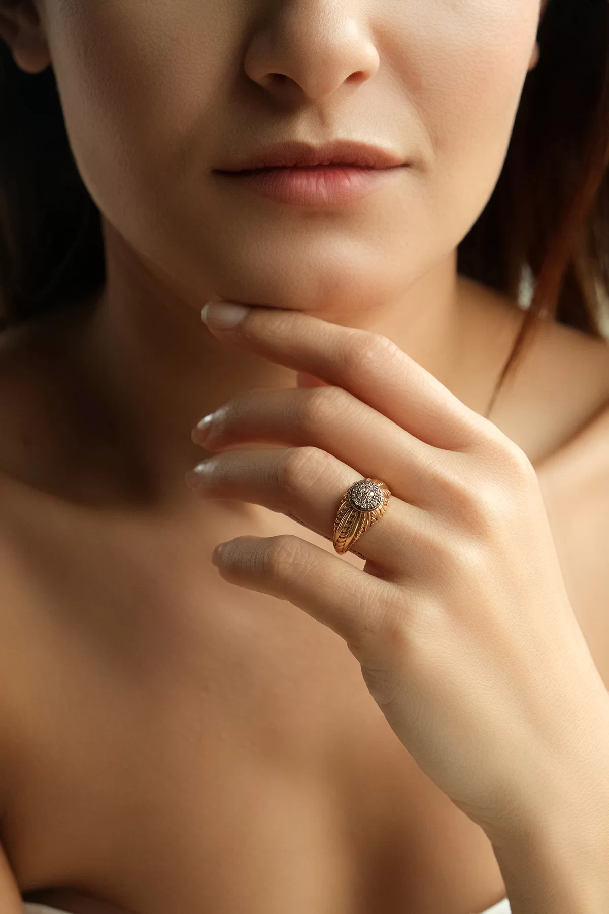 Asil Pırlanta Şövalye Burgulu Yüzük PIR2510