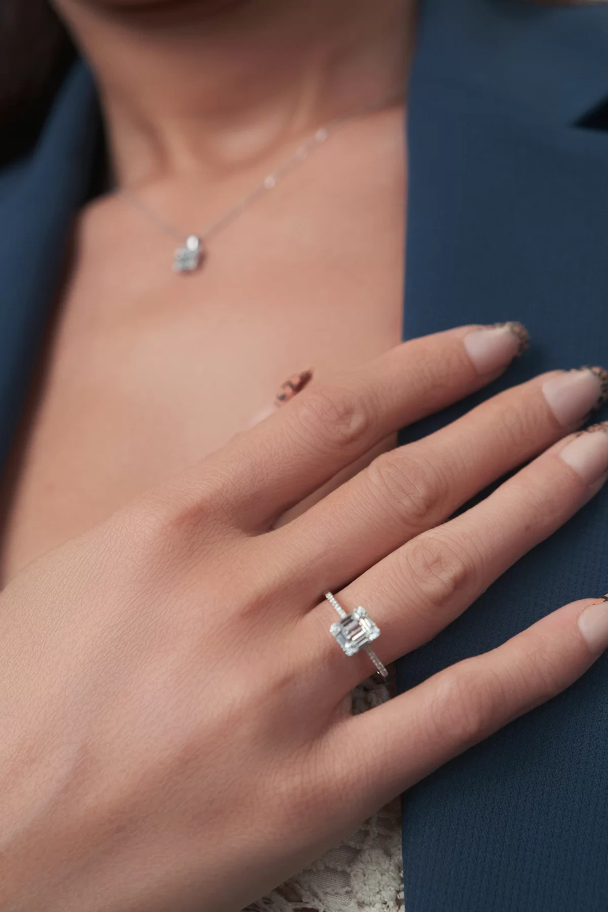 Asil Baget Taşlı Pırlanta Yüzük PIR3064