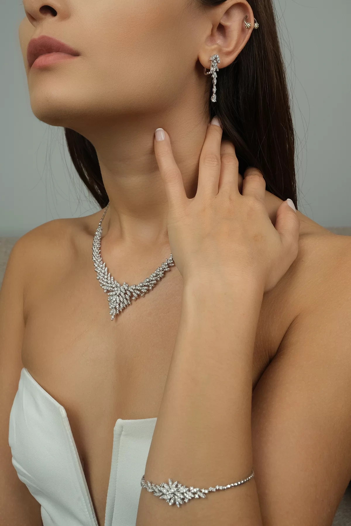 Asil Fantezi Pırlanta Bileklik KNS12