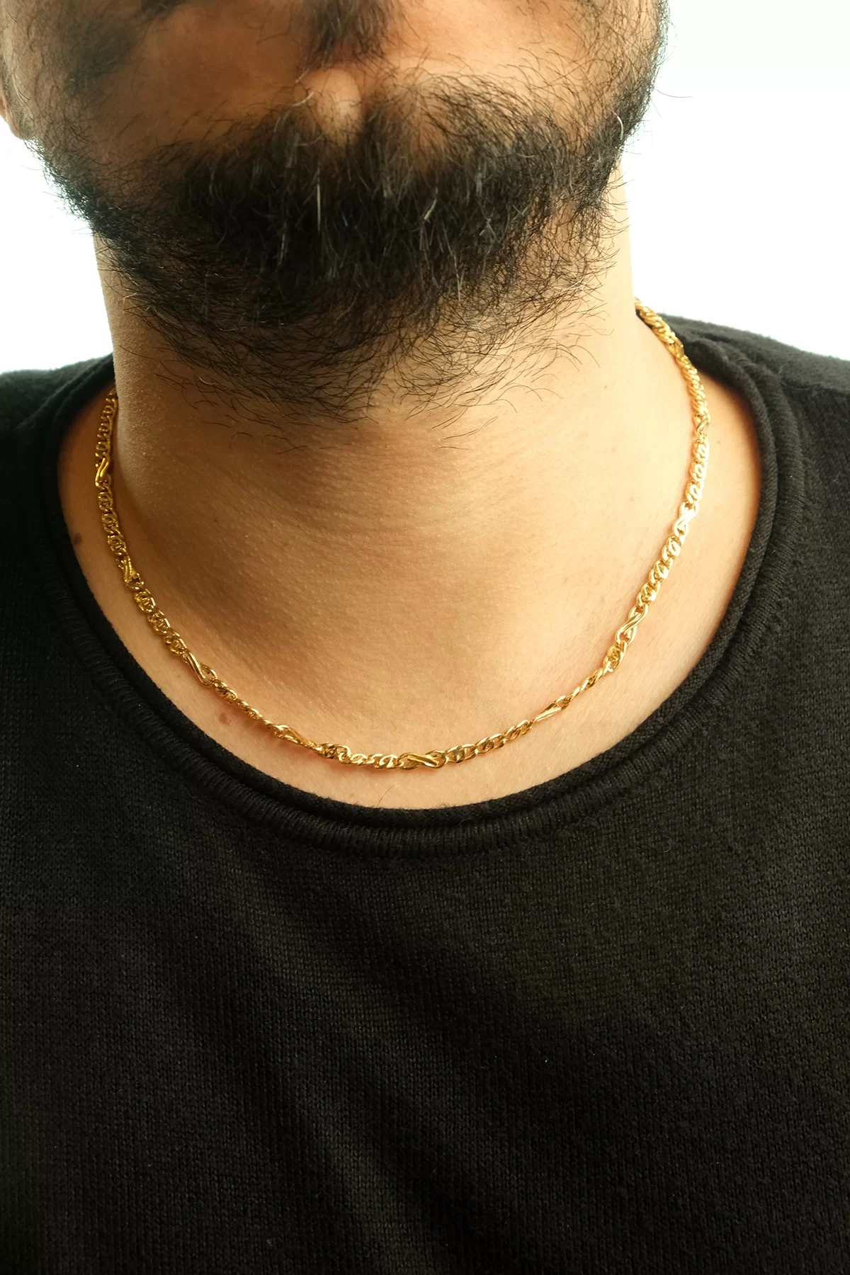 Asil 14 Ayar Gurmet Erkek Altın Kolye KLY2454