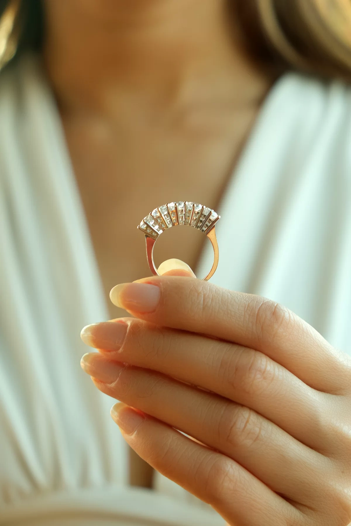 Asil 14 Ayar Sırataş Altın Yüzük YZK1018