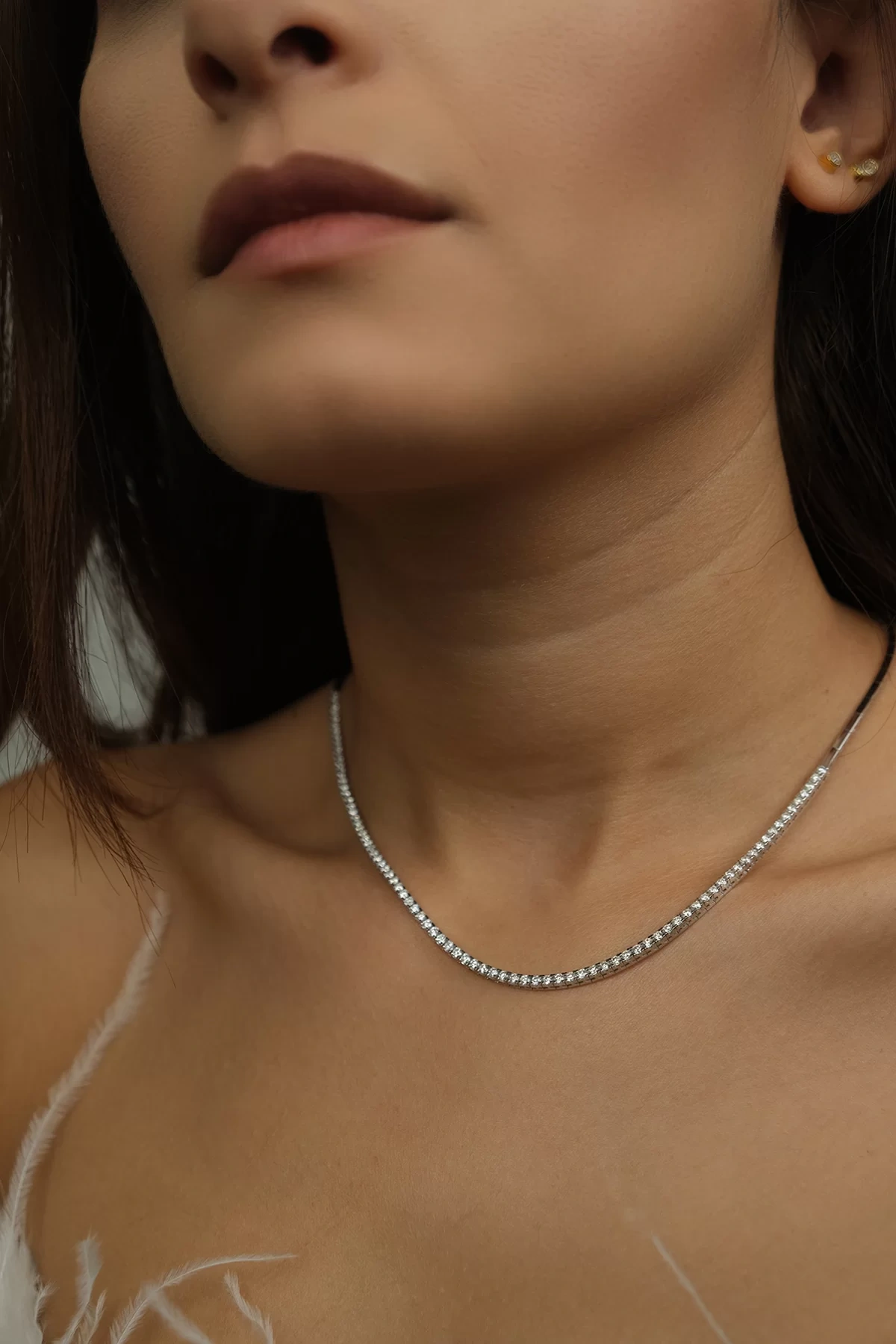 Asil Su Yolu Pırlanta Kolye KNS55