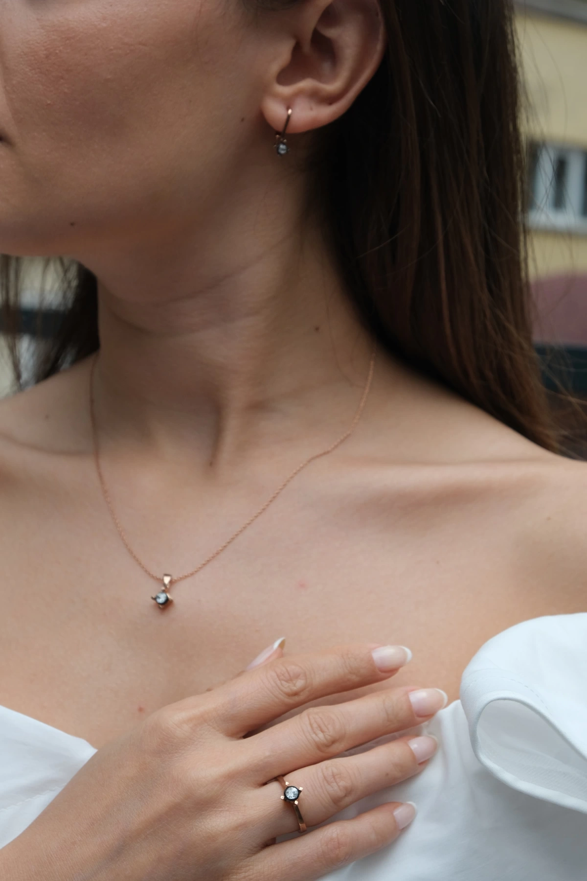 Asil Tek Taş Elmas Yüzük ELM1674