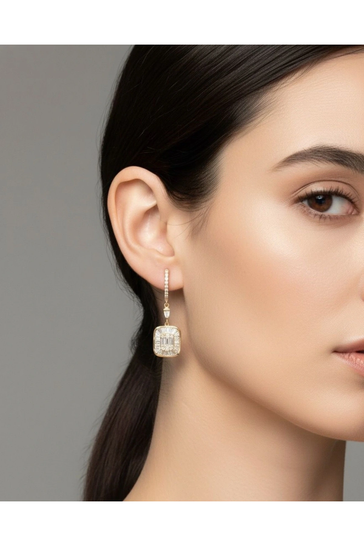 1.33 CT. Star Pırlanta Küpe