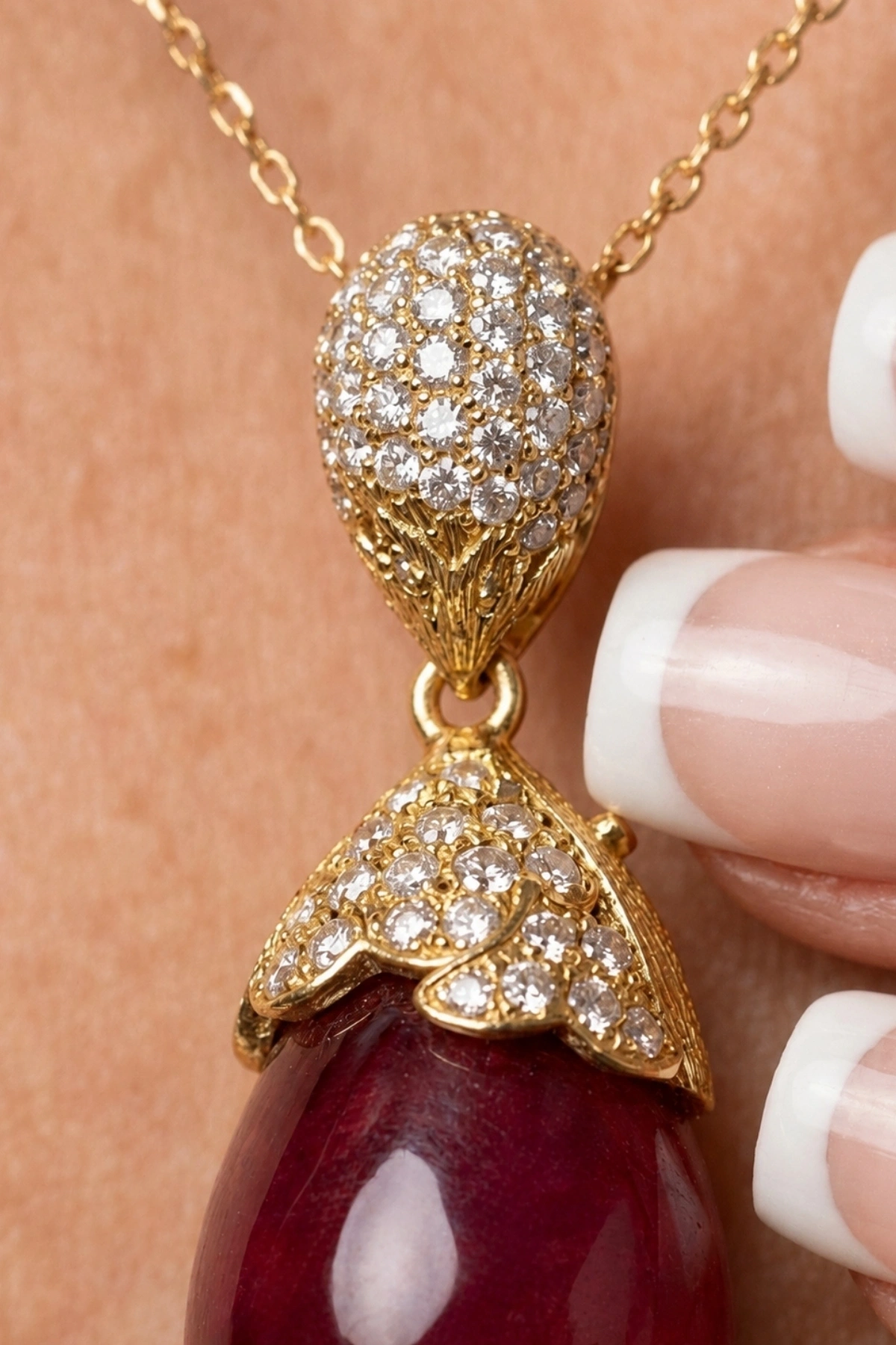 14.80 Ct. Drop Model Pırlanta Kolye