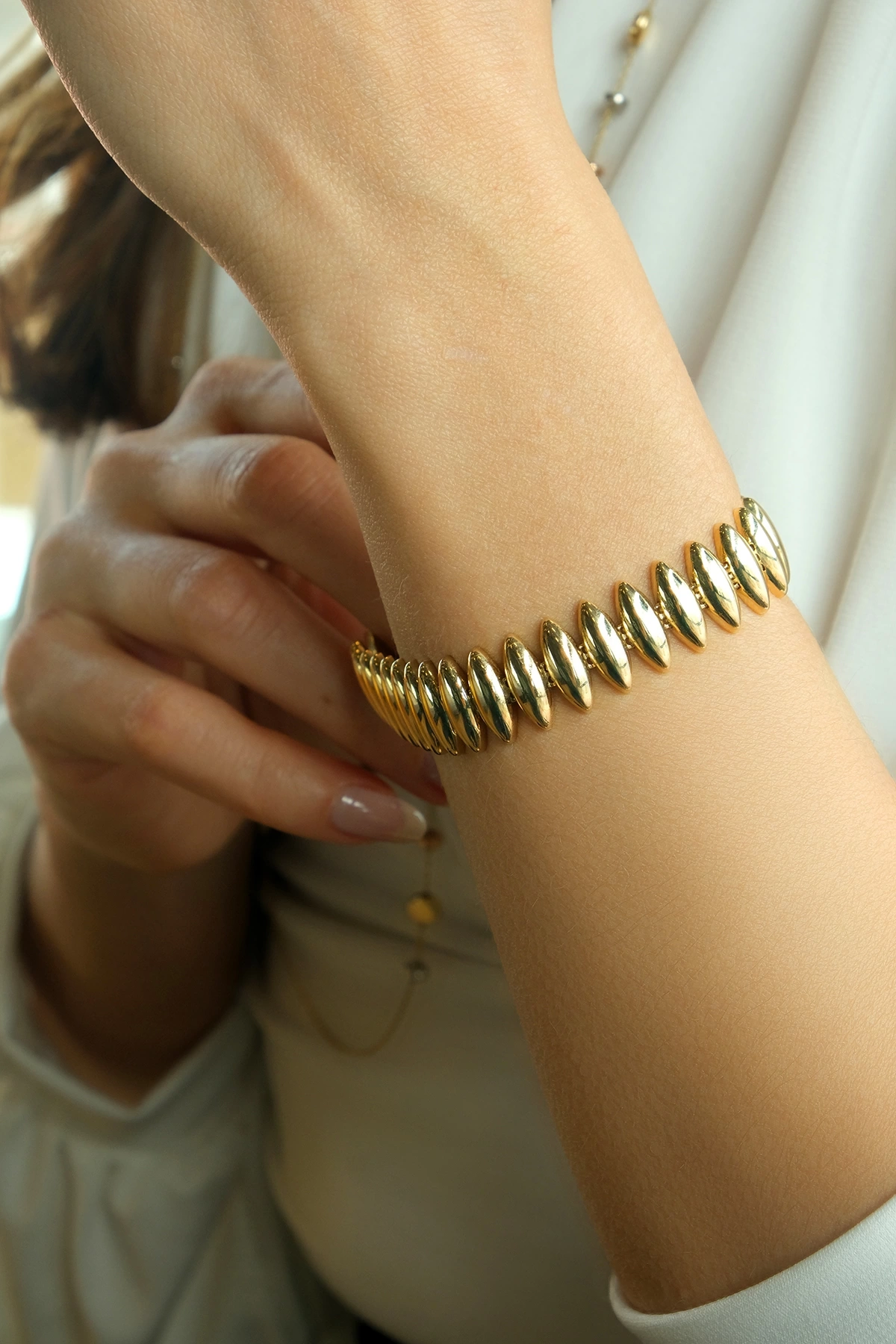 Asil 14 Ayar Altın Bileklik BLK3267