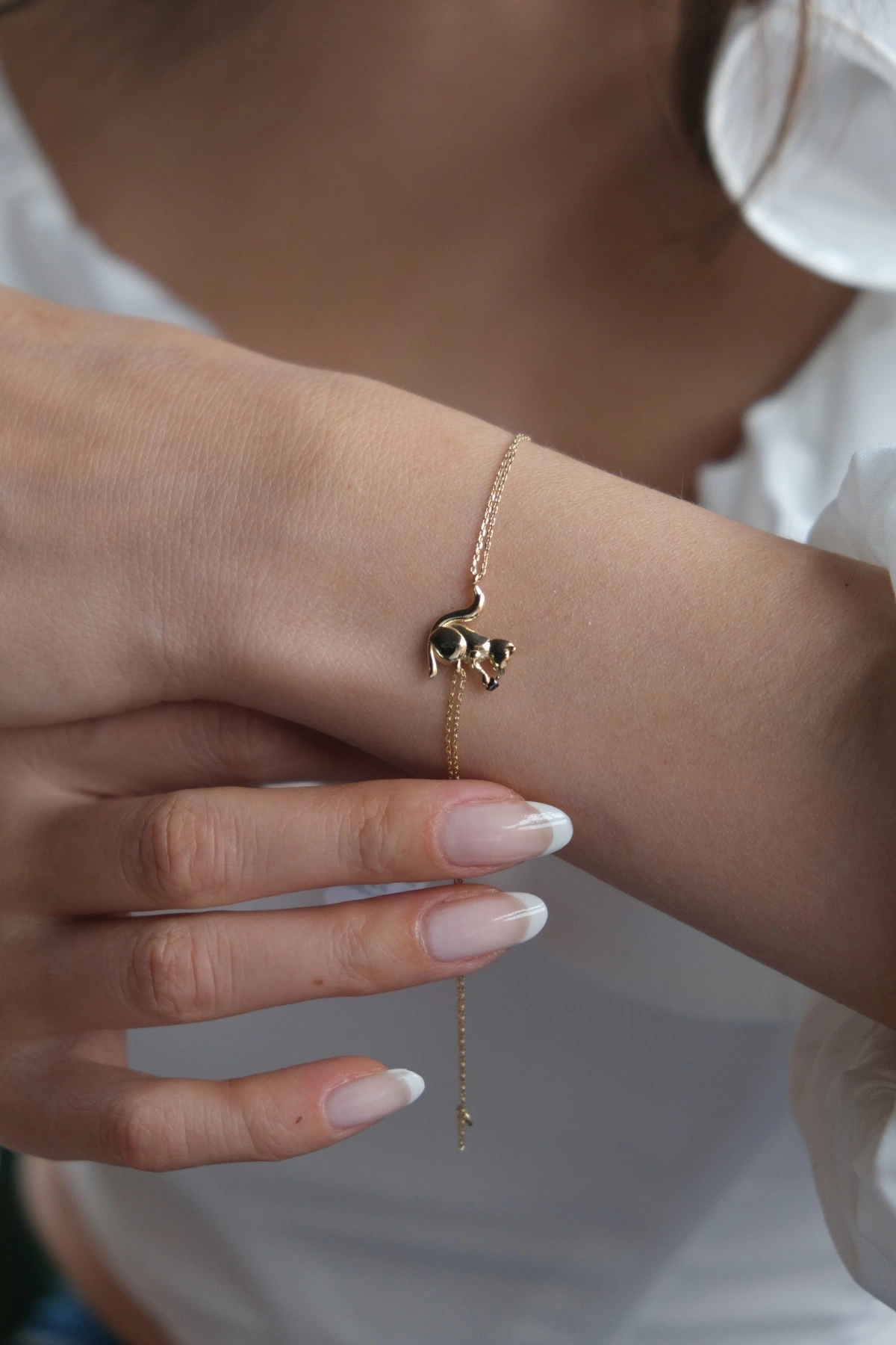 Asil 14 Ayar Sincap Figürlü Altın Bileklik BLK5151