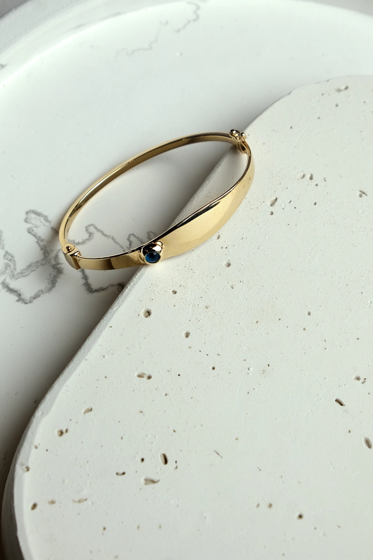 Asil 14 Ayar Nazar Boncuklu Çocuk Altın Bilezik BLZ1259