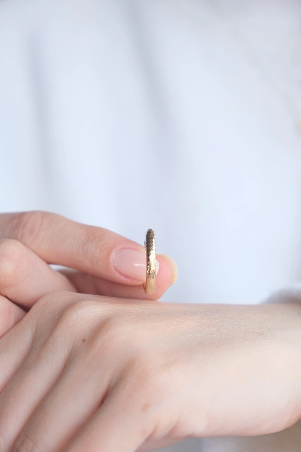 Asil 14 Ayar Halka Altın Küpe KP4717