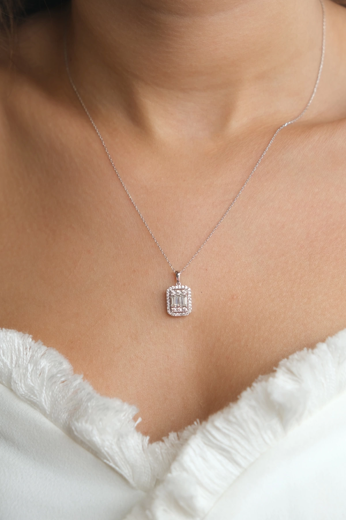 Asil 14 Ayar Baget Model Altın Kolye TKM1045