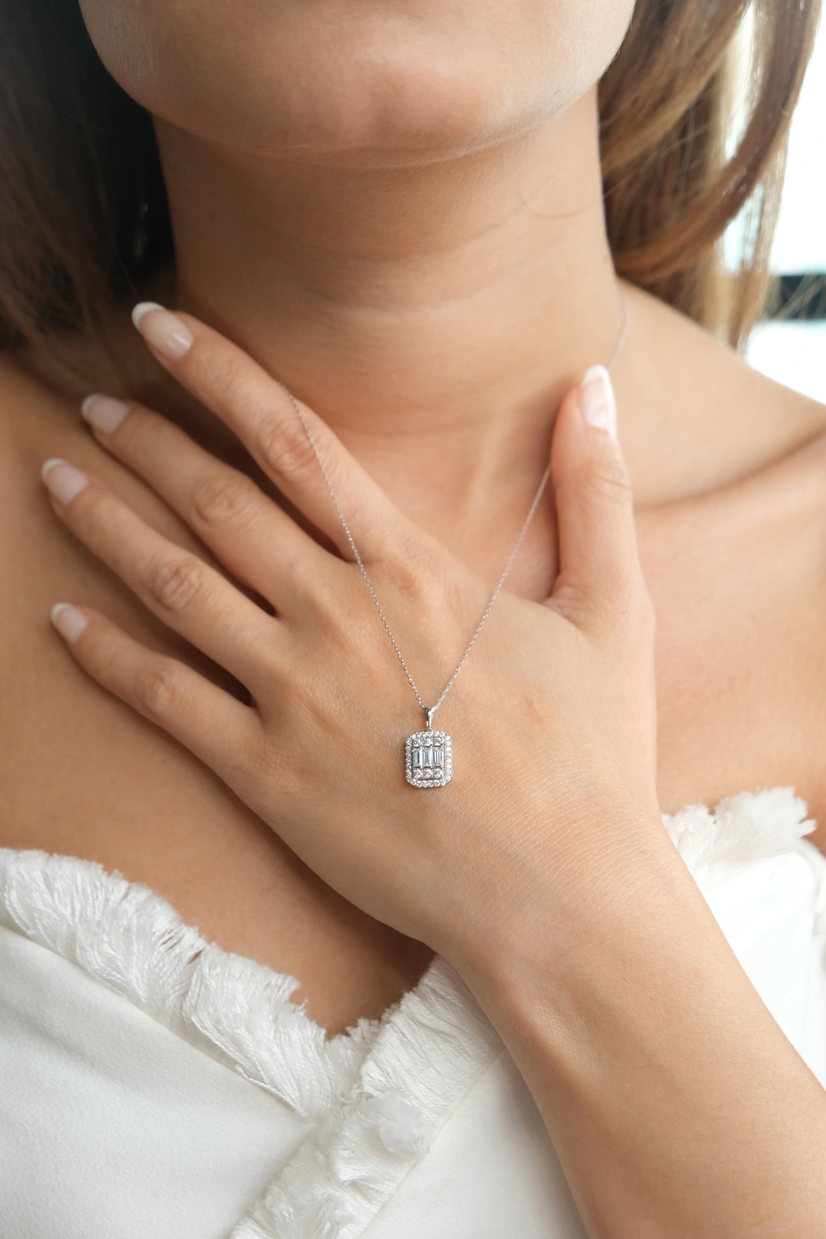 Asil 14 Ayar Baget Model Altın Kolye TKM1045