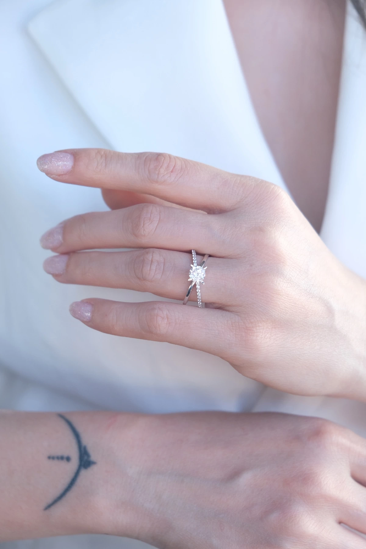 Asil 14 Ayar Tek Taş Altın Yüzük YZK2544