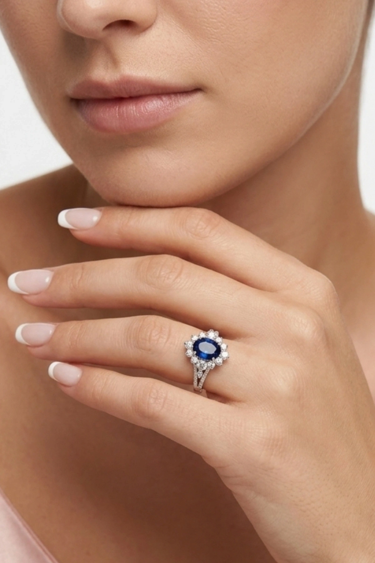 Safir Taşlı 2.39 CT. Pırlanta Yüzük