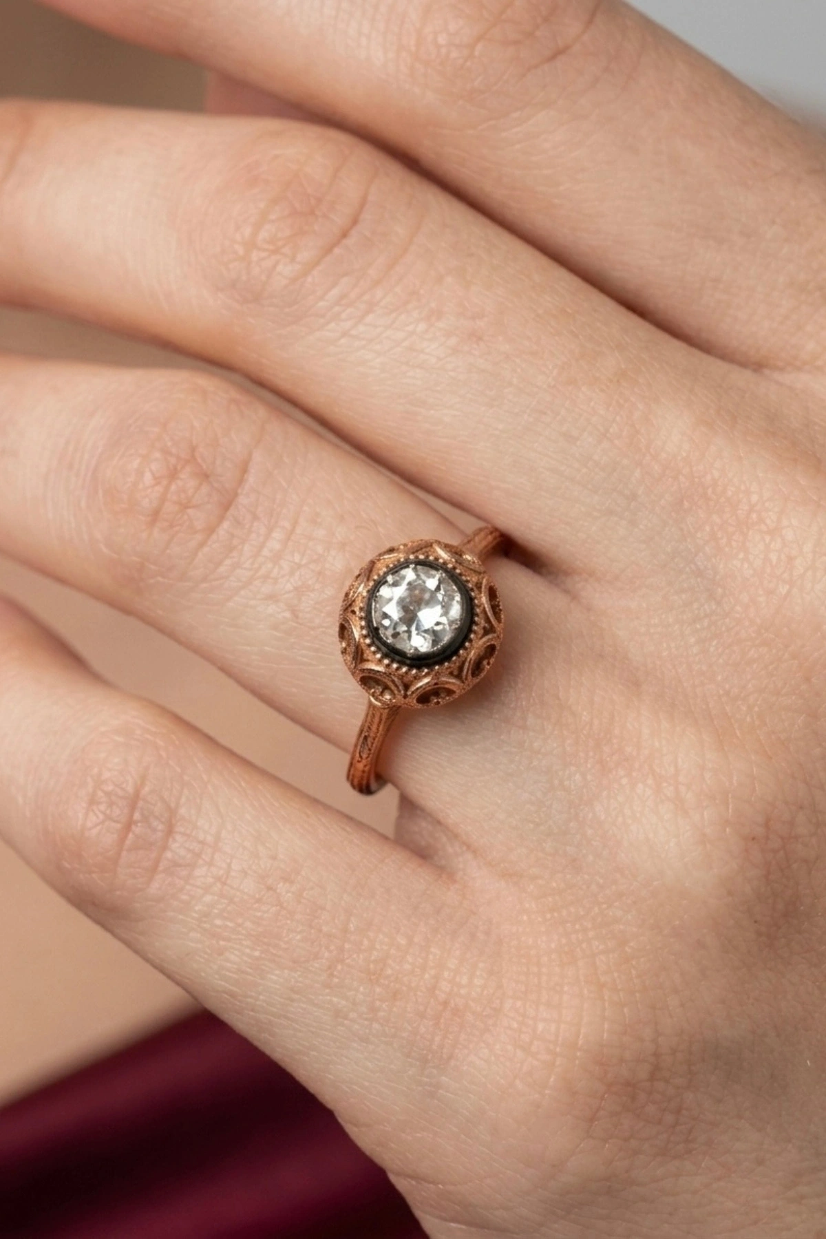0.22 Ct. Elmas Yüzük