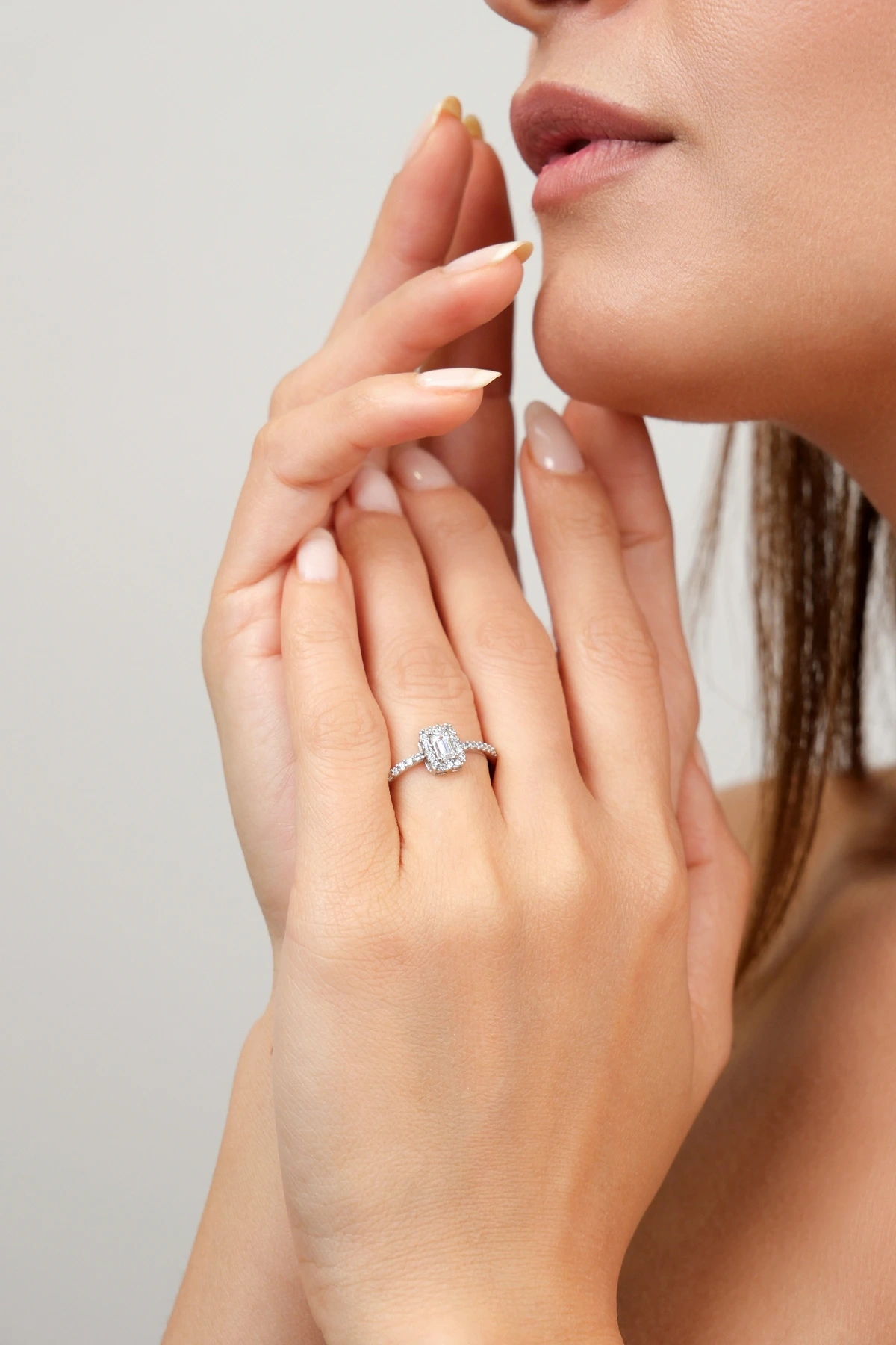 Asil 14 Ayar Baget Kesim Altın Yüzük YZK723