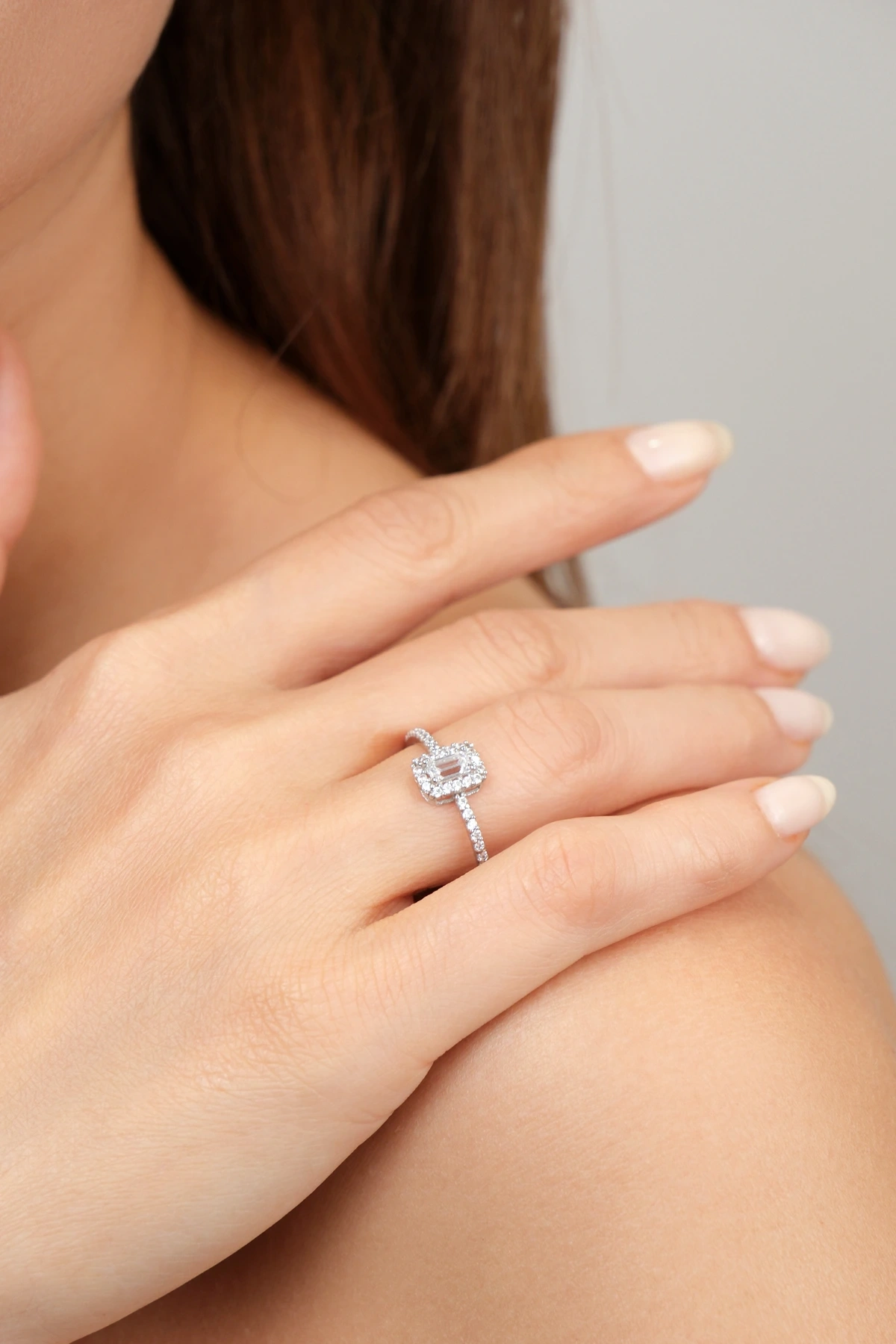 Asil 14 Ayar Baget Kesim Altın Yüzük YZK723