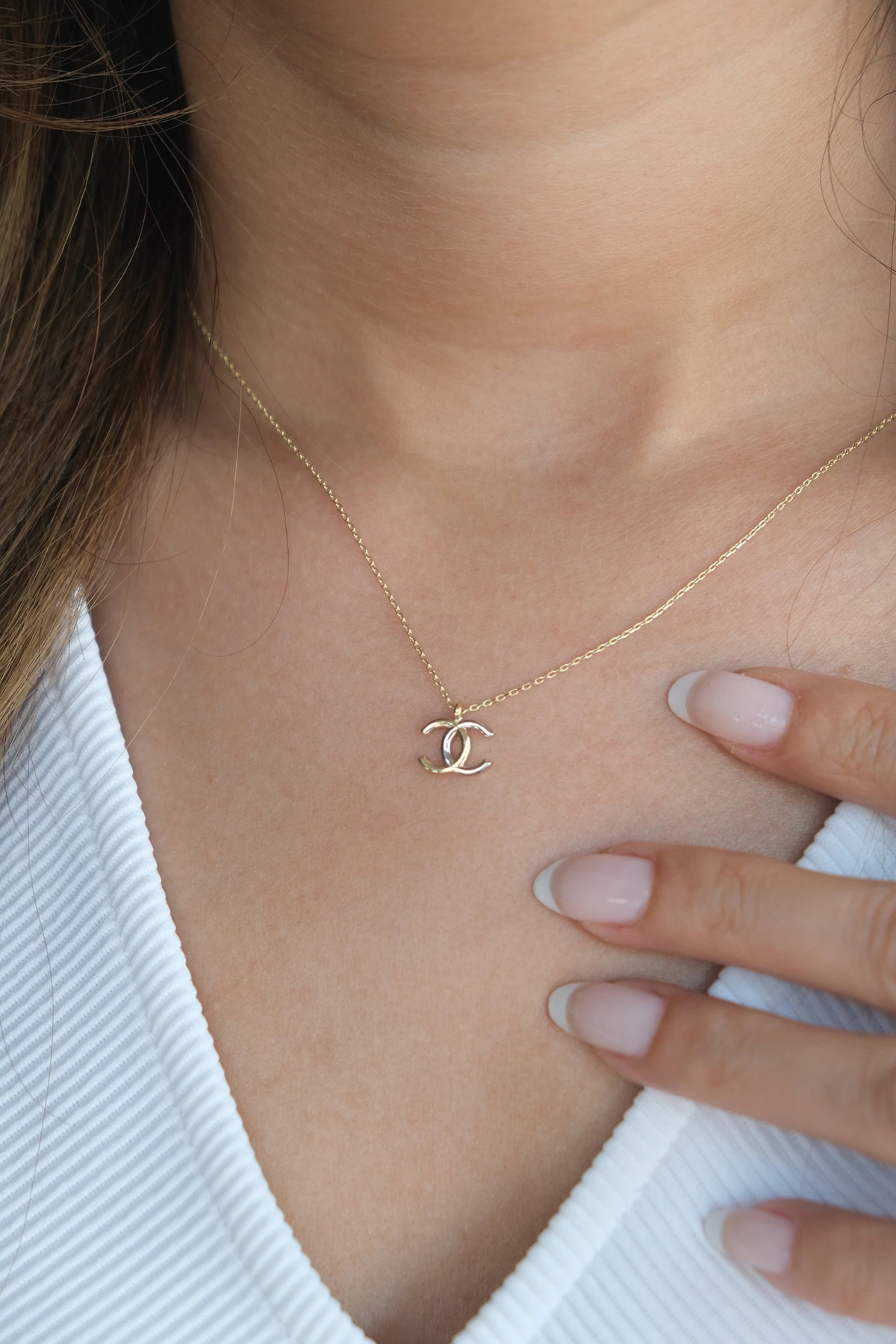 Asil 14 Ayar Özel Tasarım Altın Kolye KLY3184